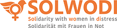 Logo SOLWODI - Unterstützung für von Gewalt betroffene Frauen